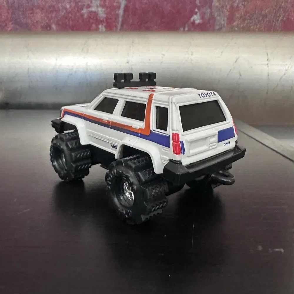 Schaper Stomper Toyota Tercel SR5 4 X 4 High Low Gear 1980s White Stripes Rare